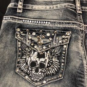 Skull Jeans, Size 11 and didn’t fit.